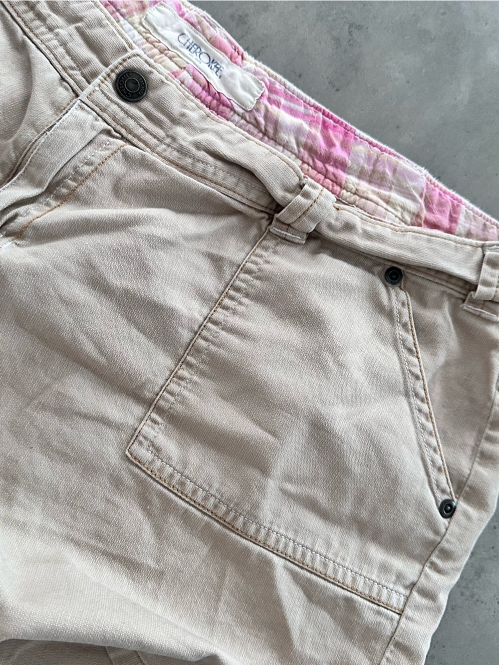 Cherokee Tan Utility Shorts | High Rise - Picture 14 of 14